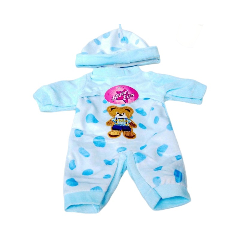 18 inch simulation doll conjoined clothes 40cm doll clothes pajamas