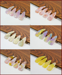 源頭廠家批發彩色高分子古箏指甲專業演奏考級成人兒童雙弧古箏義