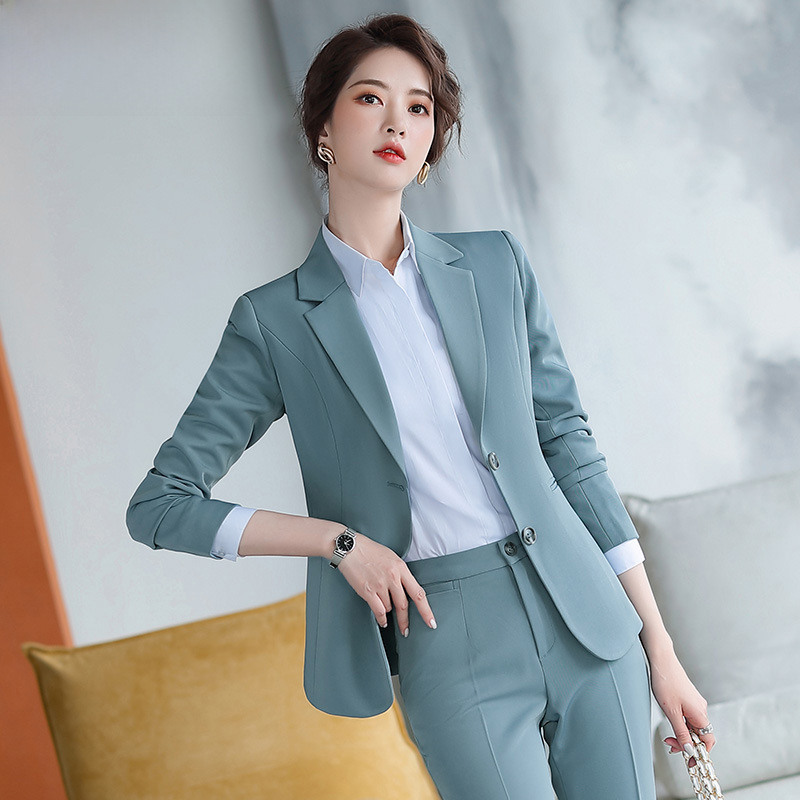 thumbnail image 1 of Traje formal de recepción para ocasiones formales de otoño, traje profesional, traje formal, traje de mujer, ropa de trabajo, temperamento, estilo diosa, lujo ligero, 1 of 6