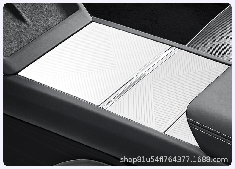 Suitable for Tesla's New Version Model Y/Yl/3 Central Control Silicone Pad Electrostatic Adsorption Central Control Pad Factory Wholesale
