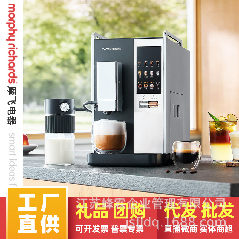 Mofei Coffee Machine Fully Automatic Italian and American Style Home Office Coffee Machine with Integrated Grinding and Hot/Cold Dual Extraction Mr7006