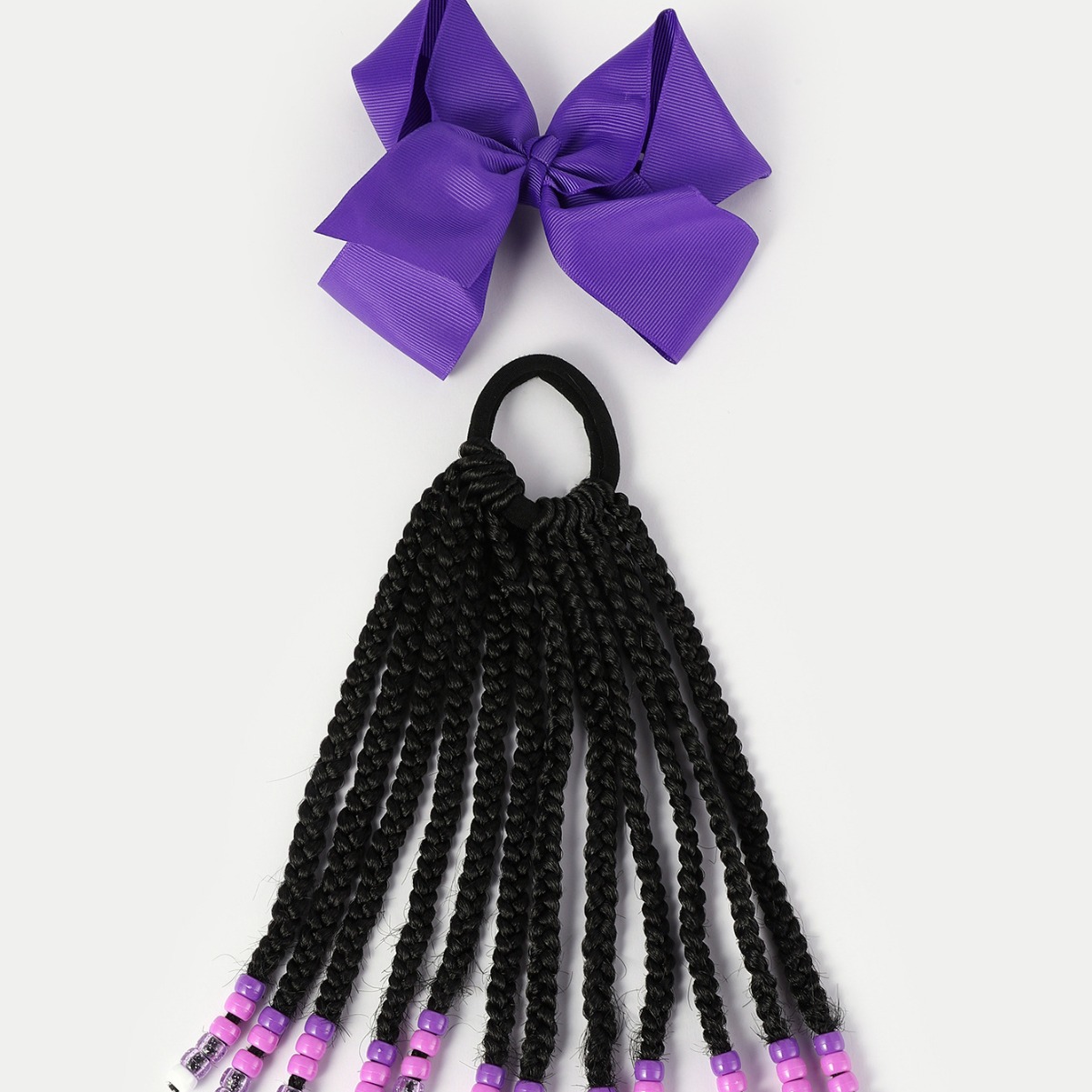 2024 nuevos niños africanos cuentas de trenza sucia cola de caballo de 14 pulgadas peloca peluca NEWLOOK