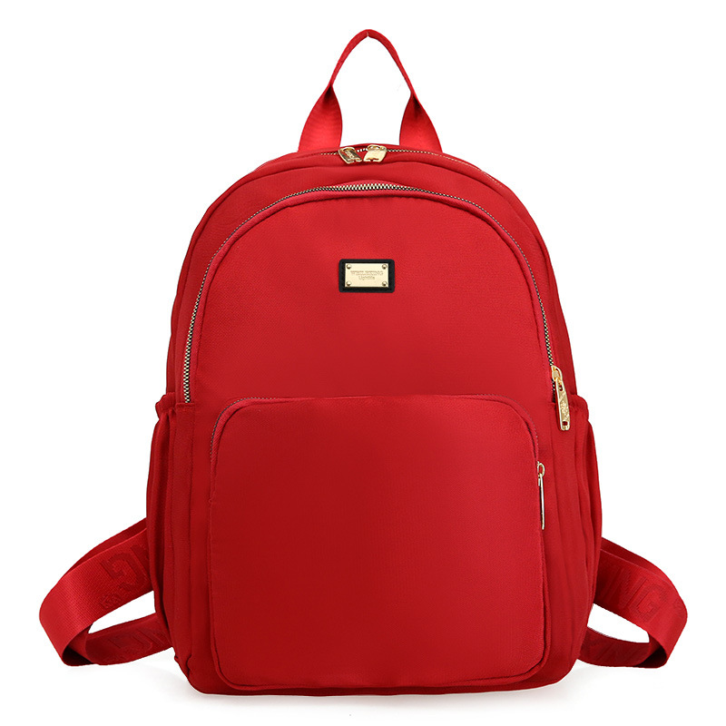 Mochila de nylon de estilo coreano mochila de viaje de moda de las mujeres bolsa de viaje de gran capacidad para las mamás de mediana edad