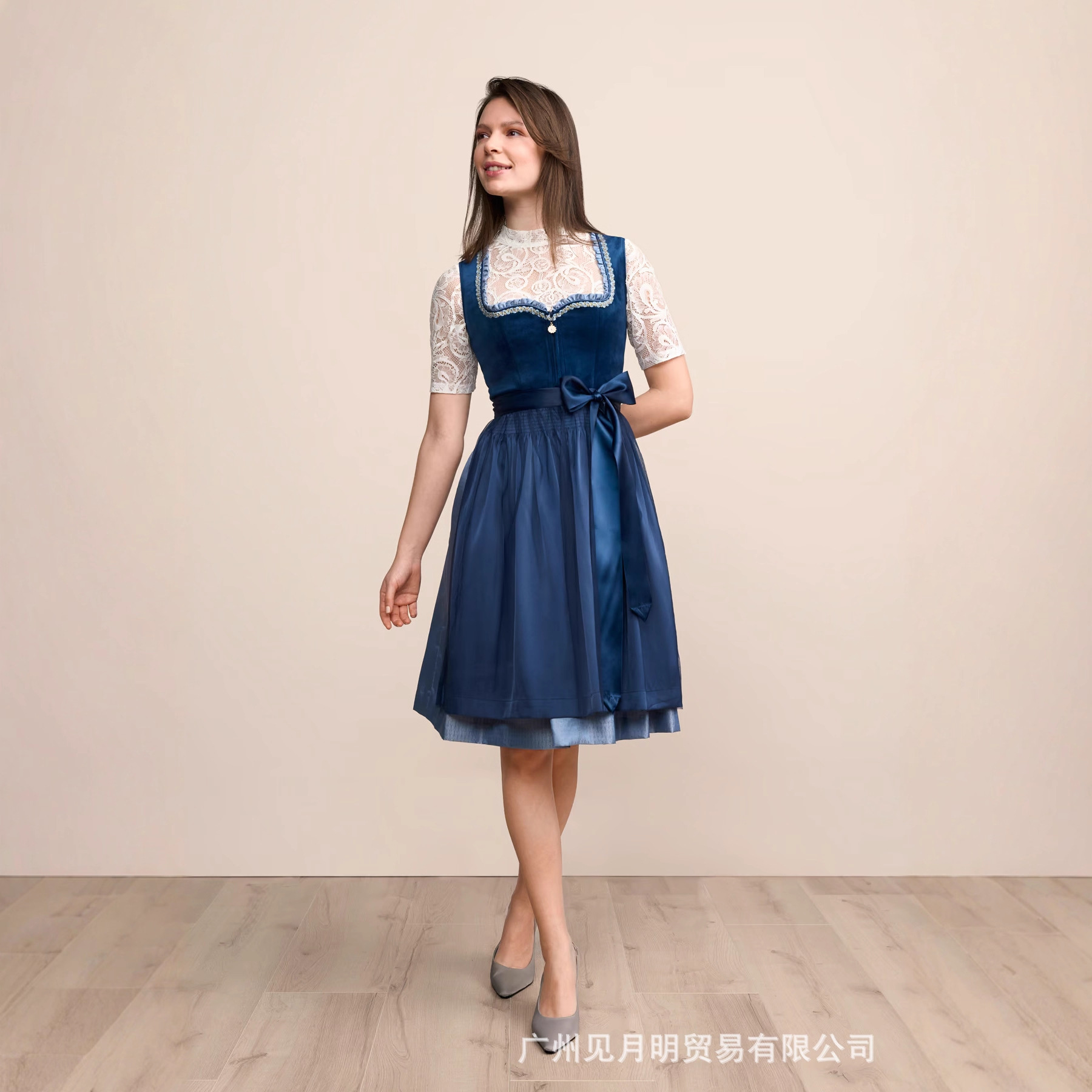Munich Independent Station 2025 Independently Designed Bavarian Women's Dress Two-Piece Beer Suit