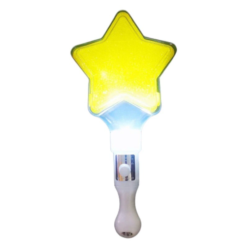 Звездная светящаяся палочка пятиконечная Звезда концерт должен помочь Серебряная световая палочка детские светящиеся игрушки реквизит для выступлений ручная лампа