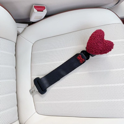 Belt – Other Automotive Interior Supplies - black-anti-strangle-safety-belt-for-pregnant-women-plush-red-heart