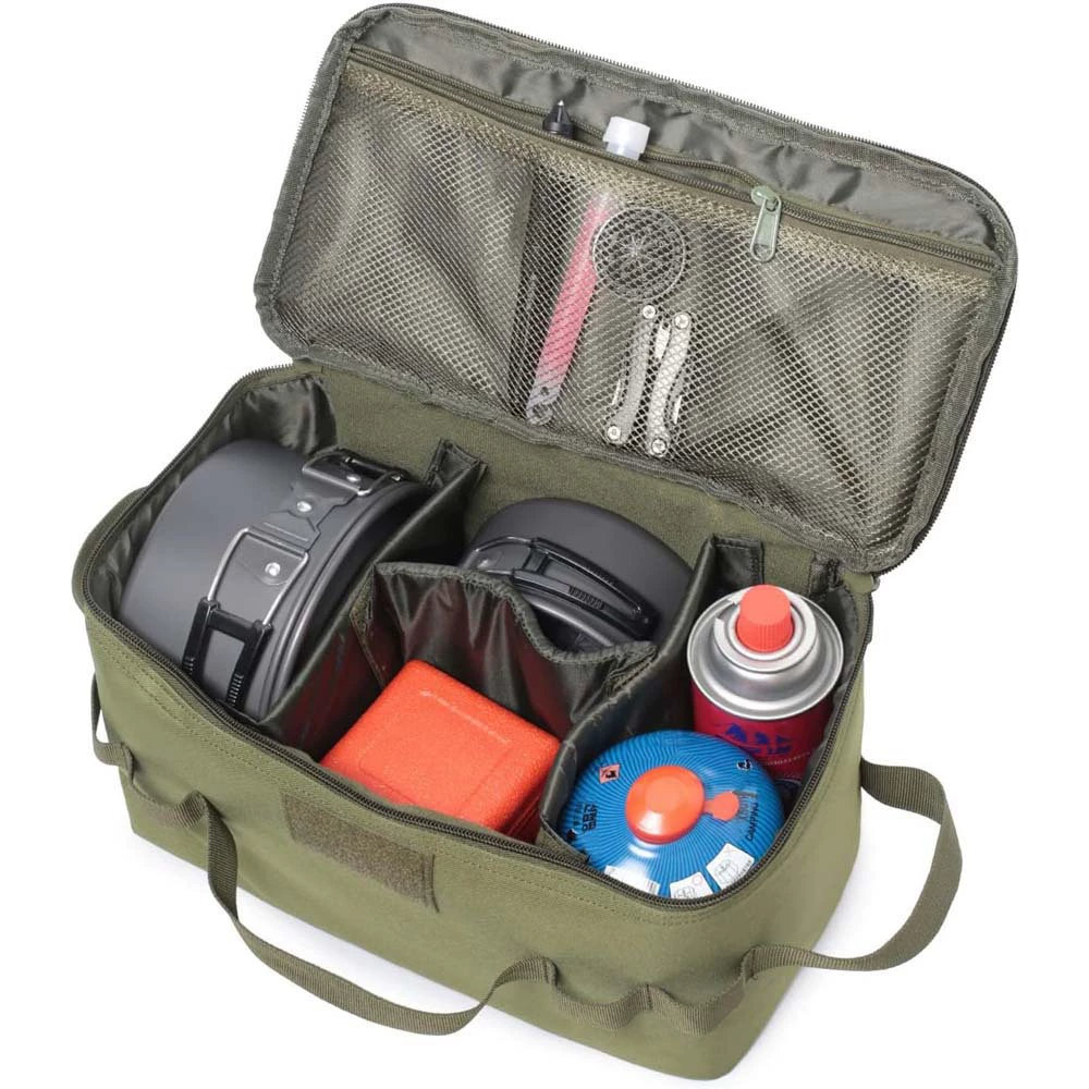 Tactics storage system, tableware for camping, handheld folding organizer bag, oxford cloth