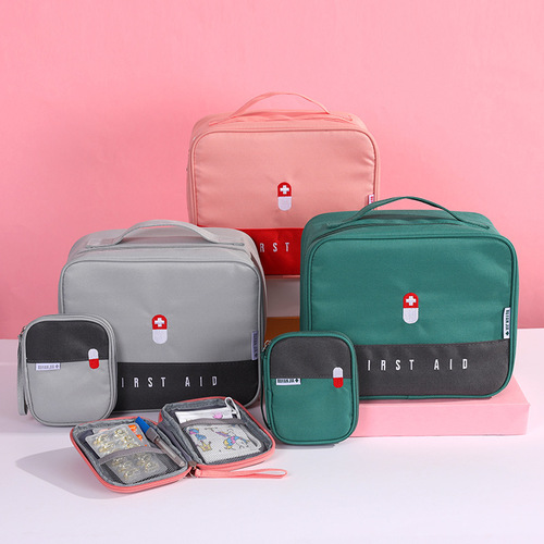 Portable Medical Kit Travel First-Aid Bag Large Capacity Storage Bag Home Emergency Kit Car Medical Box