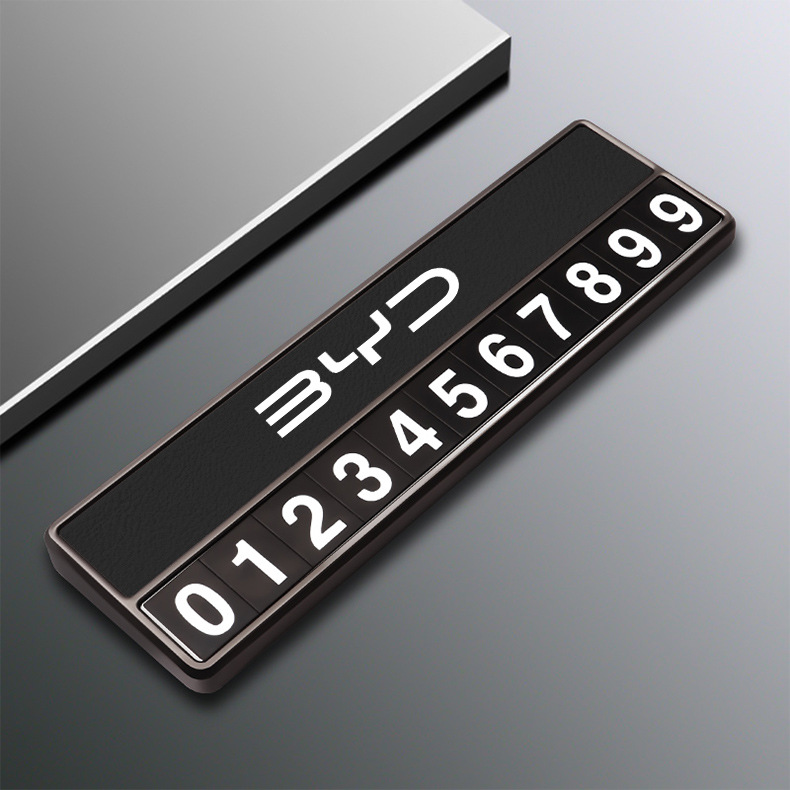 Suitable for Byd Temporary Parking Number Plate Song Pro/Max Yuan Qin Plus Dolphin Tang Move License Plate Number