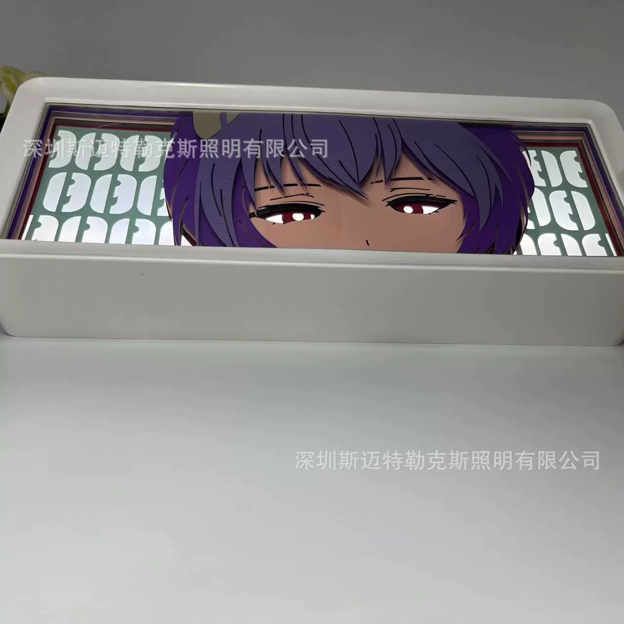 EVA Аянами Рэй бумажная вырезная лампа «Neon Genesis Evangelion», ночник Аска, аниме, подарок на день рождения