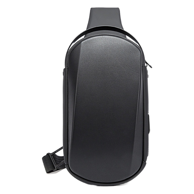 BANGE New Men's Chest bag Waterproof eva Hard Shell Shoulder bag Trendy Crossbody bag Cross-border Chest bag