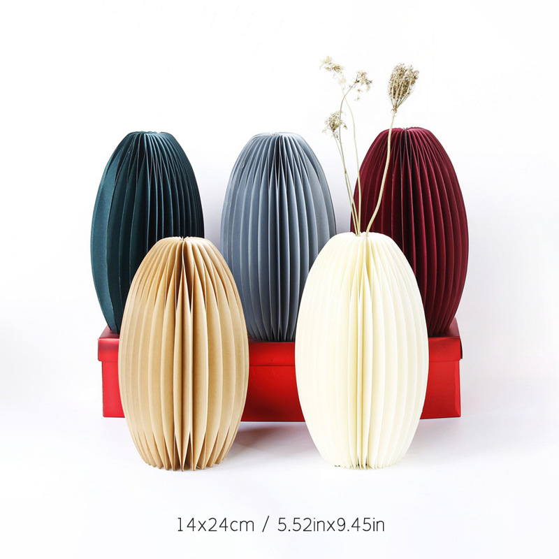 Vaso de panal de papel de color sólido 1 (color aleatorio)