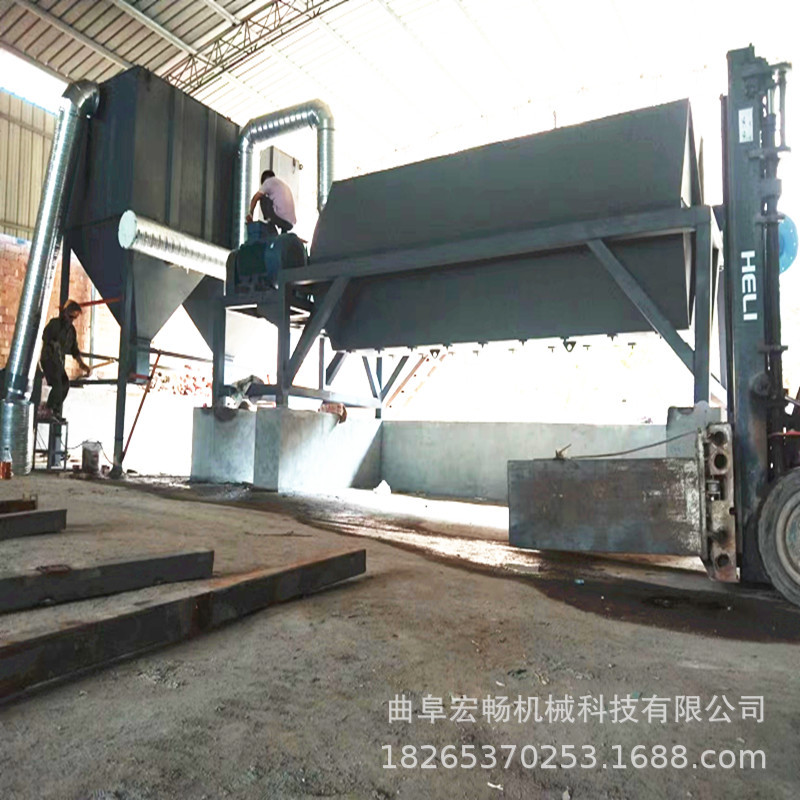 大型火烧铁滚筒除锈机 去毛刺六角滚筒抛光机 去油漆表面翻新研磨