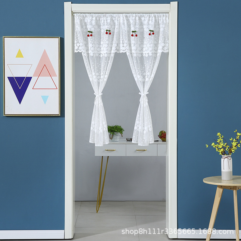 New Style Door Curtain Half Curtain for Bedroom Room Home Partition Curtain High-End Decorative Hanging Curtain Rod-Mounted No-Drill Privacy Sheer Curtain New Style Door Curtain Half Curtain for Bedroom Room Home Partition Curtain High-End Decorative Hanging Curtain Rod-Mounted No-Drill Privacy Sheer Curtain