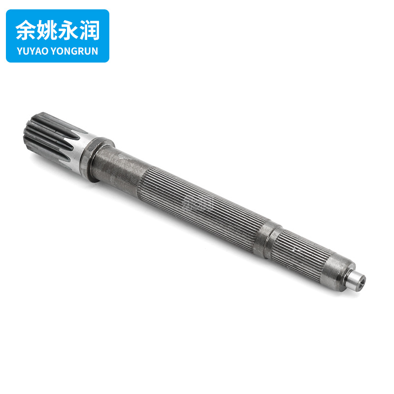 厂家供应 微型电机输出轴 主轴 直纹网纹压花铁精密滚花销轴