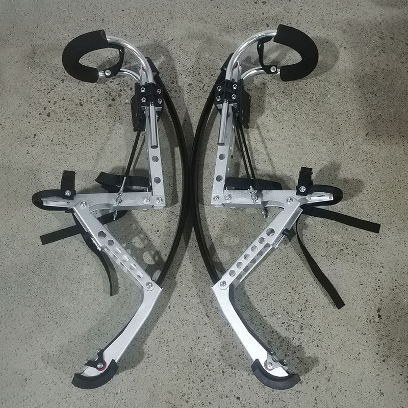 Source Factory Adult Model Mj004 Magnesium Aluminum Alloy Bounce Shoes Outdoor Fitness Stilts. for Dropshipping, Please Contact Customer Service