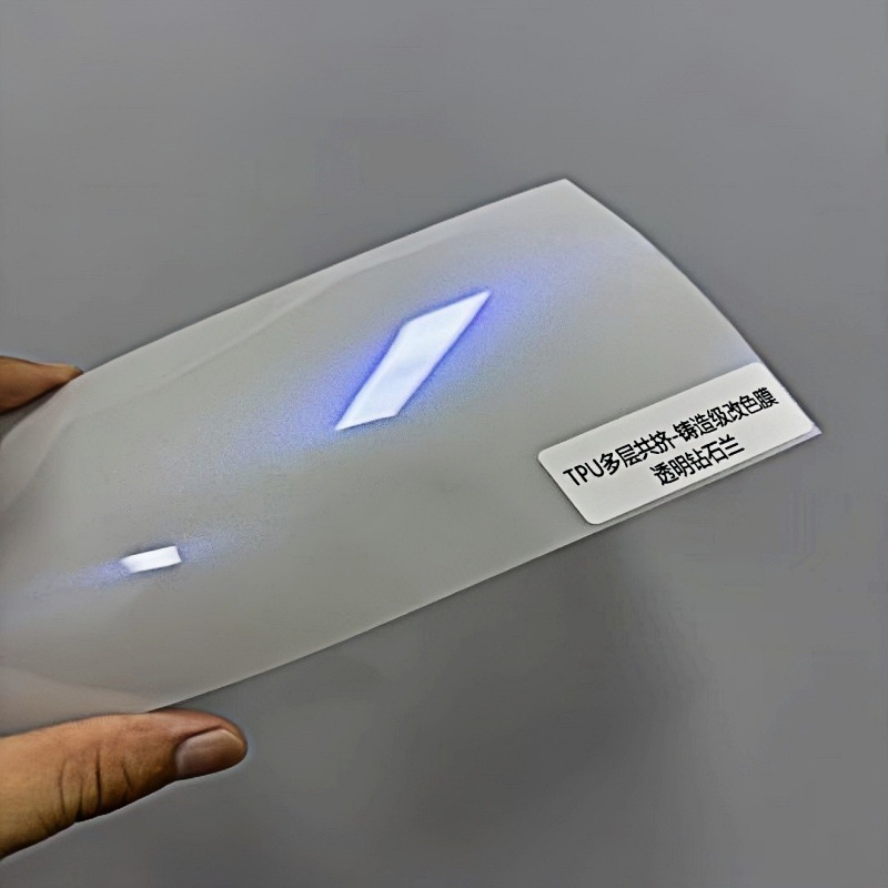 Tpu Car Headlight Color-Changing Film, Flash Diamond Color-Changing Self-Healing Car Light Anti-Scratch Protective Film, Blackened Tail Light Film