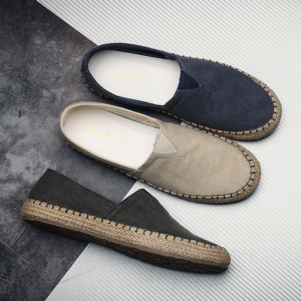 Summer breathable straw lightweight espadrilles