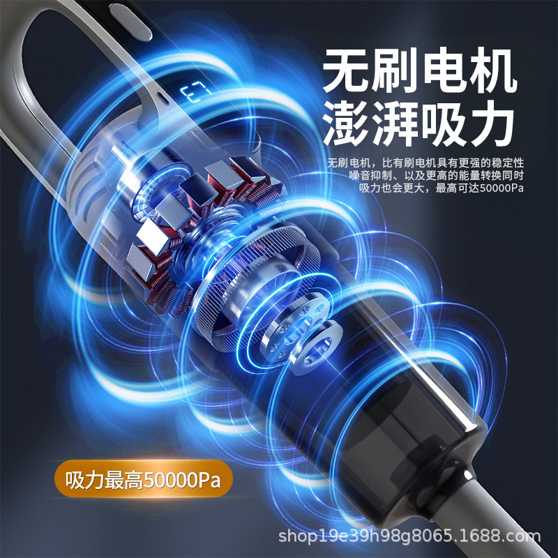 跨境无线吸尘器家用大吸力除螨显尘拖洗地机一体轻便手持式拖地机|undefined