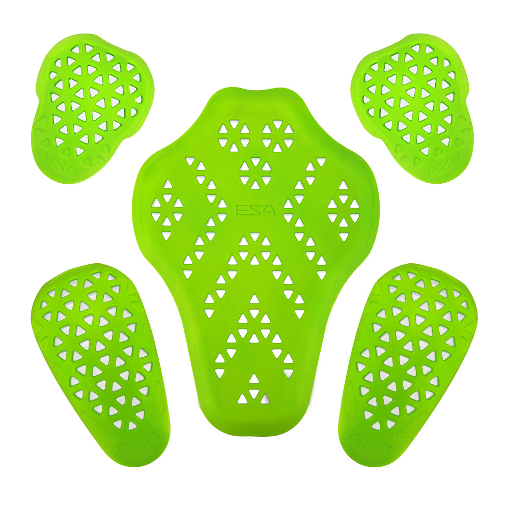 ESA absorción de energía amortiguador protector de motocicleta rodilla protector de codo para motocicleta amortiguador suave protector de impacto