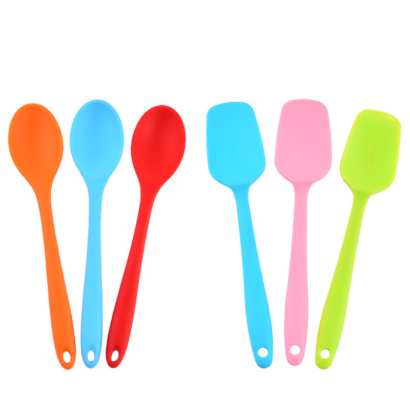 Herramienta para hornear raspador de silicona sartén antiadherente pastel de crema especial cuchara poco profunda pala T spot