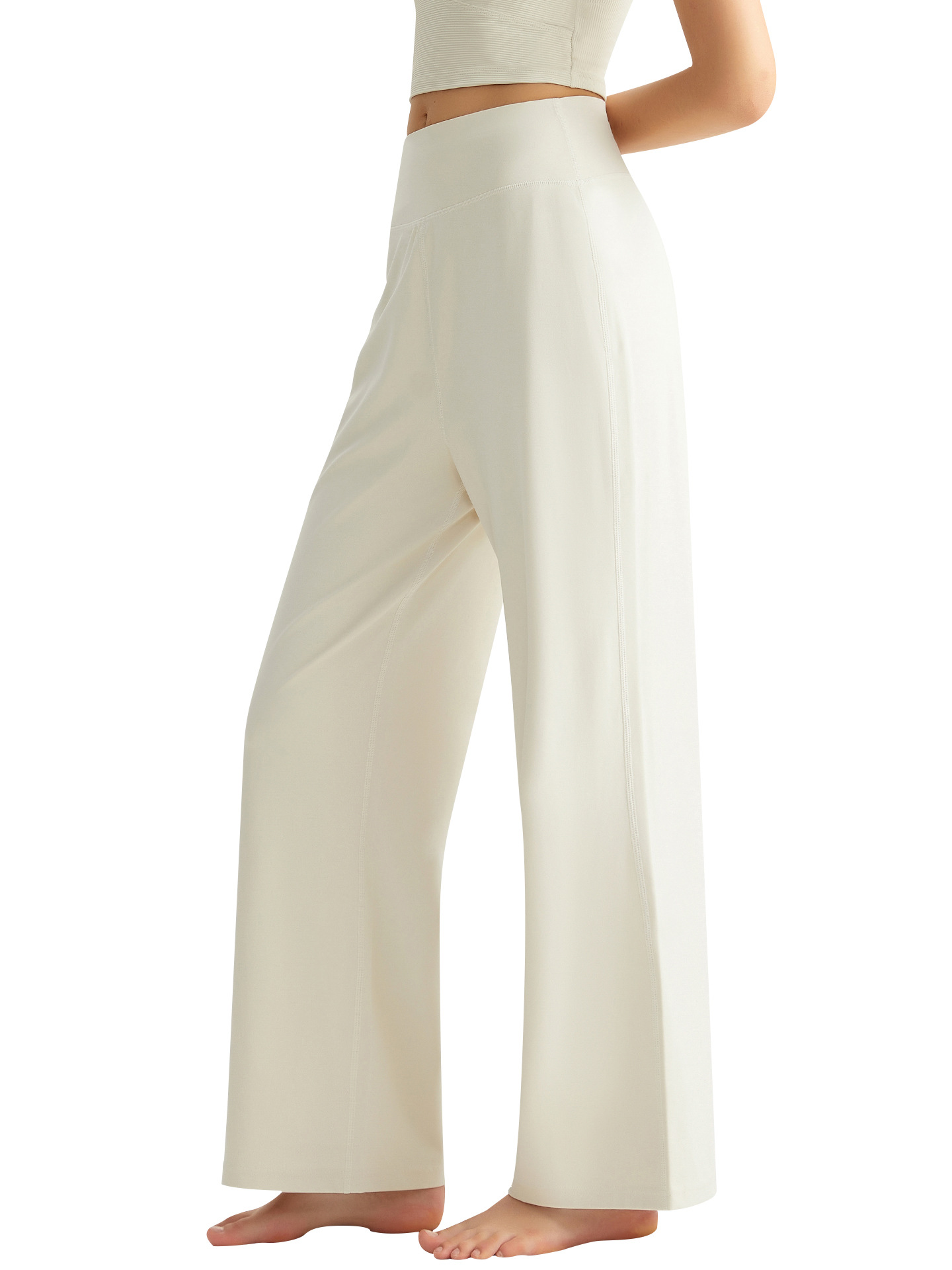 Wiman 7A antibacteriano suelto pantalones de calcetín plástico adelgazante recto pantalones de yoga deportivo pantalones de piernas largas