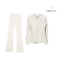 White Albumin Flared Set