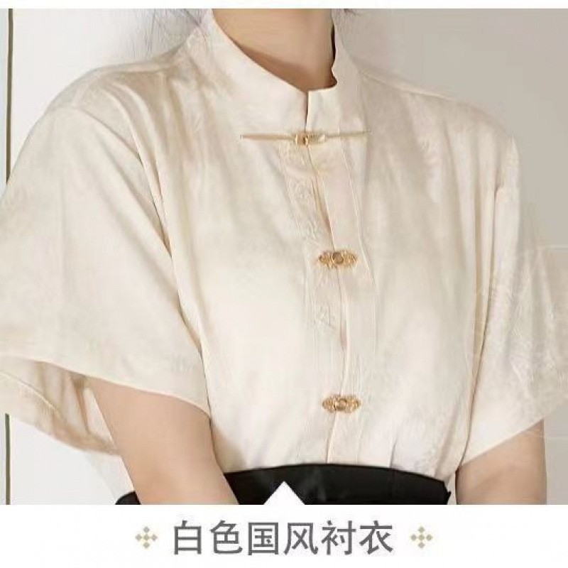明制汉服女国风马面裙通勤酷系女春夏印花款|undefined