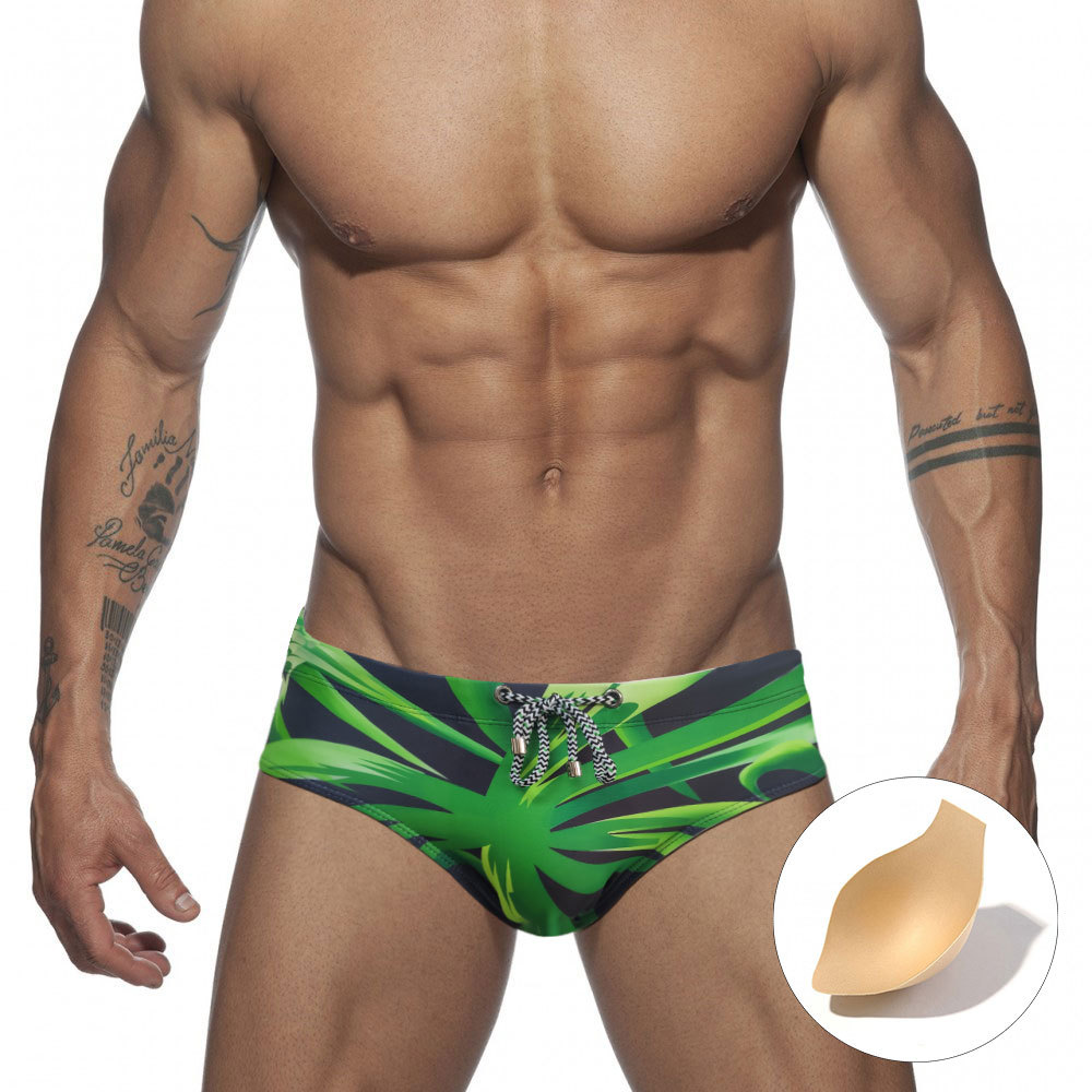 Men's Triangle Swim Trunks Image 2