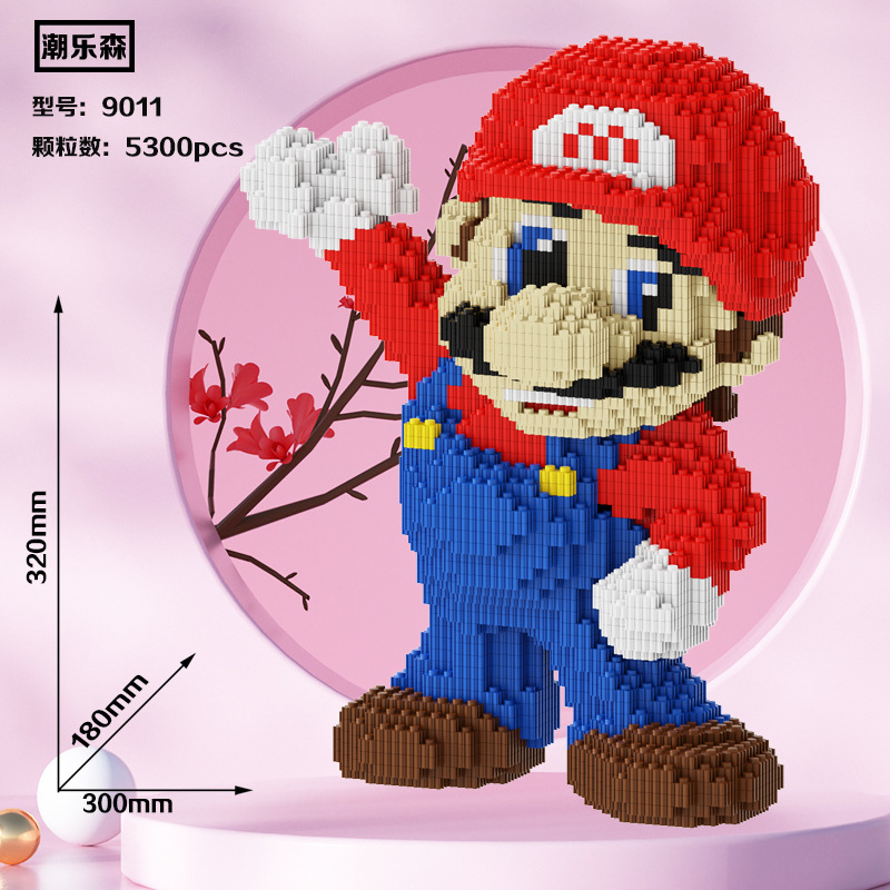 CLS Trendy Le Sen pequeños gránulos ensamblados bloques de construcción Linabel rompecabezas juguetes para niños regalos para niños y niñas