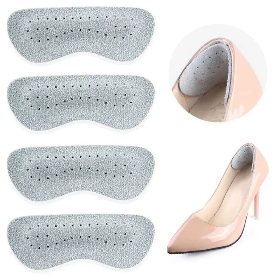 Противоизносная наклейка на каблук из коровьей кожи Регулируемый Размер Невидимая наклейка на каблук Высокий каблук Анти-каблук Падение Анти-износ Ноги Подушка половинного размера