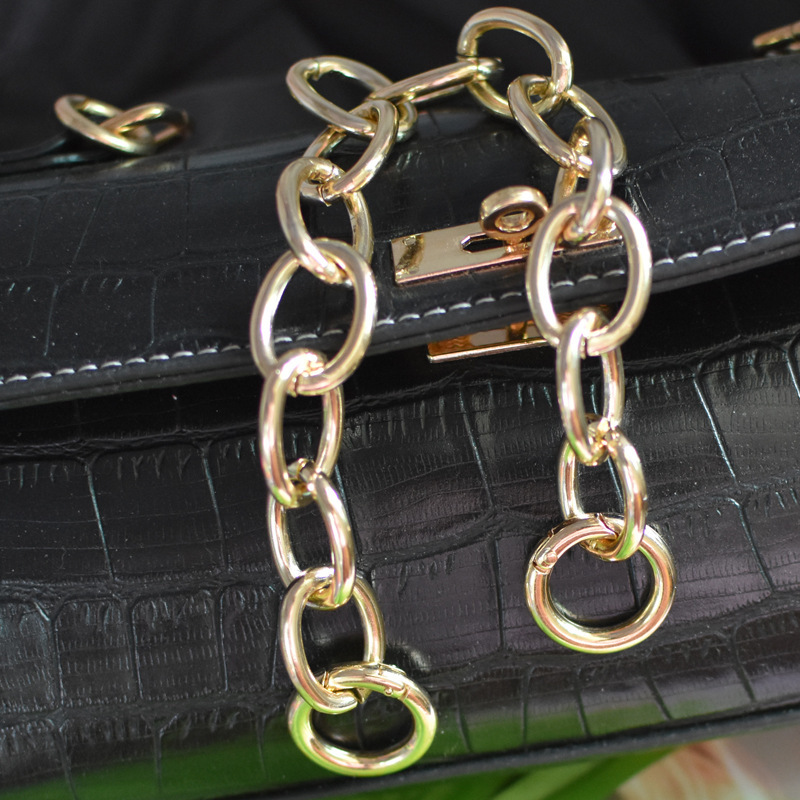 Solid Color Pattern 1 Piece Aluminum Solid Color Bag Chain