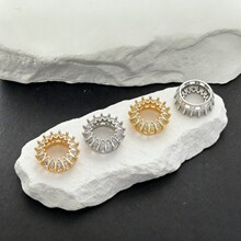 ᯱ�ɫ18k僽�ʹڰ���Ȧdiy�ֹ����������ʯ����h�ִ����Ʒ