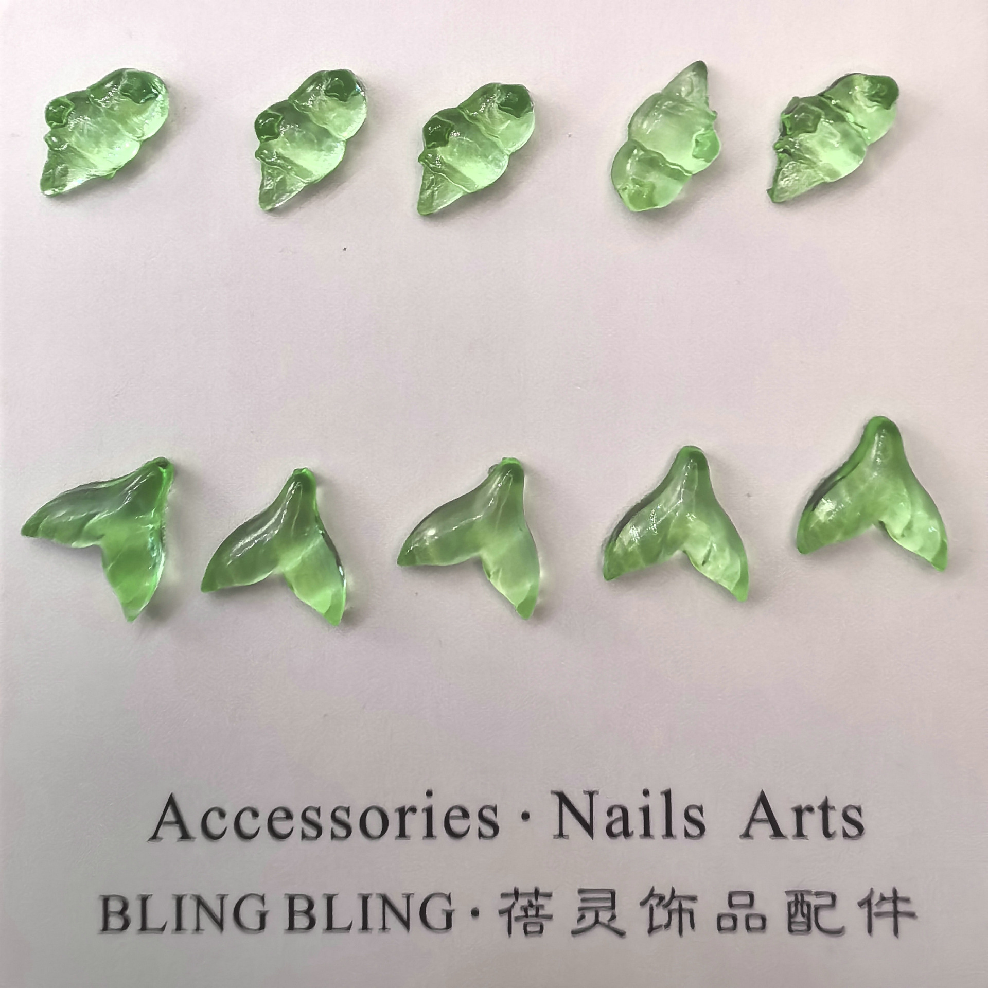 夏天冰透海螺鱼尾美甲饰品批发0006.jpg