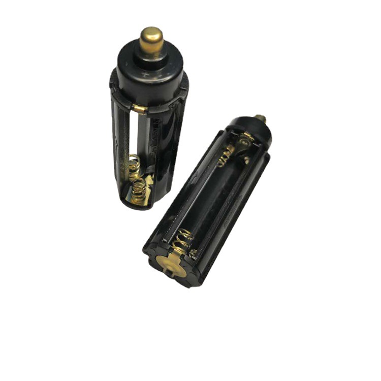 厂家供应3节7号圆柱形环保电池盒 电子产品 电风扇 手电筒壳 批发