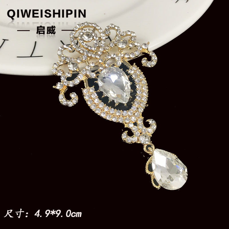 Qiwai 新しいクリエイティブ diy ダイヤモンドパールフラワー太陽神花宝石ペンダント蝶ネクタイアクセサリー合金アクセサリー|undefined