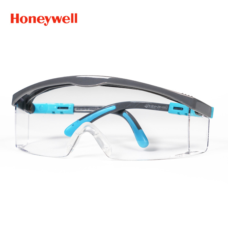 Honey 120300 Goggles S200G Anti-Impact Protective Glasses Quiet Blue Frame Anti-Scratch Anti-Fog