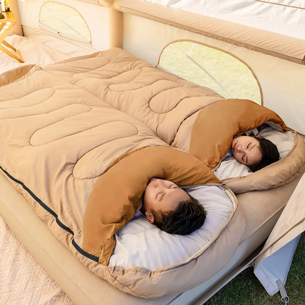 Спальный мешок на открытом воздухе для взрослых кемпинг зимний холод четыре сезона