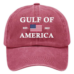 国境を越えた新型2025アメリカGULF水洗綿野球帽アメリカメキシコ湾プリントアマゾン野球帽
