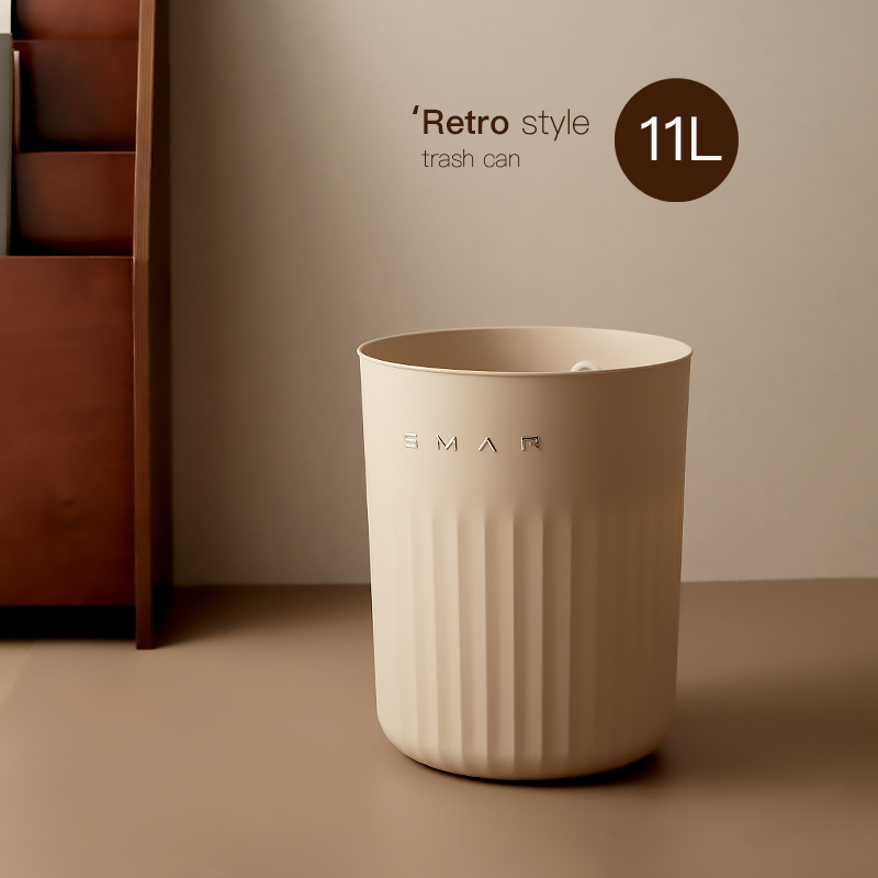 Basura cocina doméstica sala de estar baño dormitorio inodoro comercial inodoro gran sin cubierta cubo de almacenamiento retro