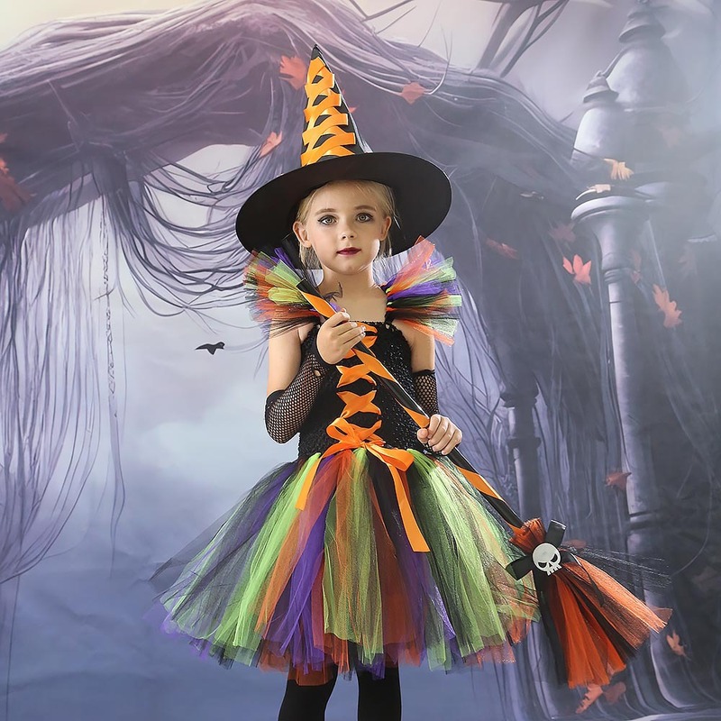 ハロウィーン子供cos衣装魔女も狂った蓬蓬蓬スカート女の子化粧舞踏会衣装衣装衣装衣装衣装衣装|undefined
