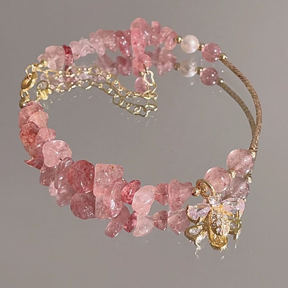 20g Weight Sweet Butterfly Alloy Wholesale Bracelets