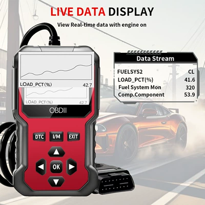 Detector OBD Car Tester — Other power supply, ignition system