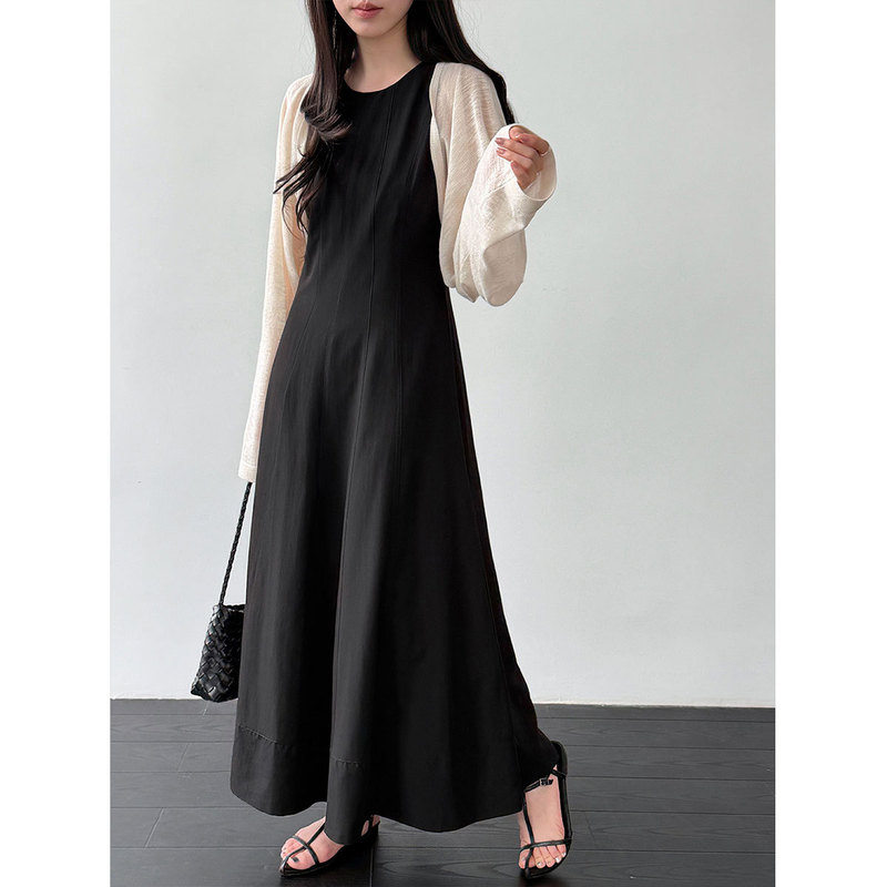 Luxi Korean-Style Cool and Gentle Pleated Sleeveless Vest Dress for Women 26 Summer New Slim-Fit Dress 3939