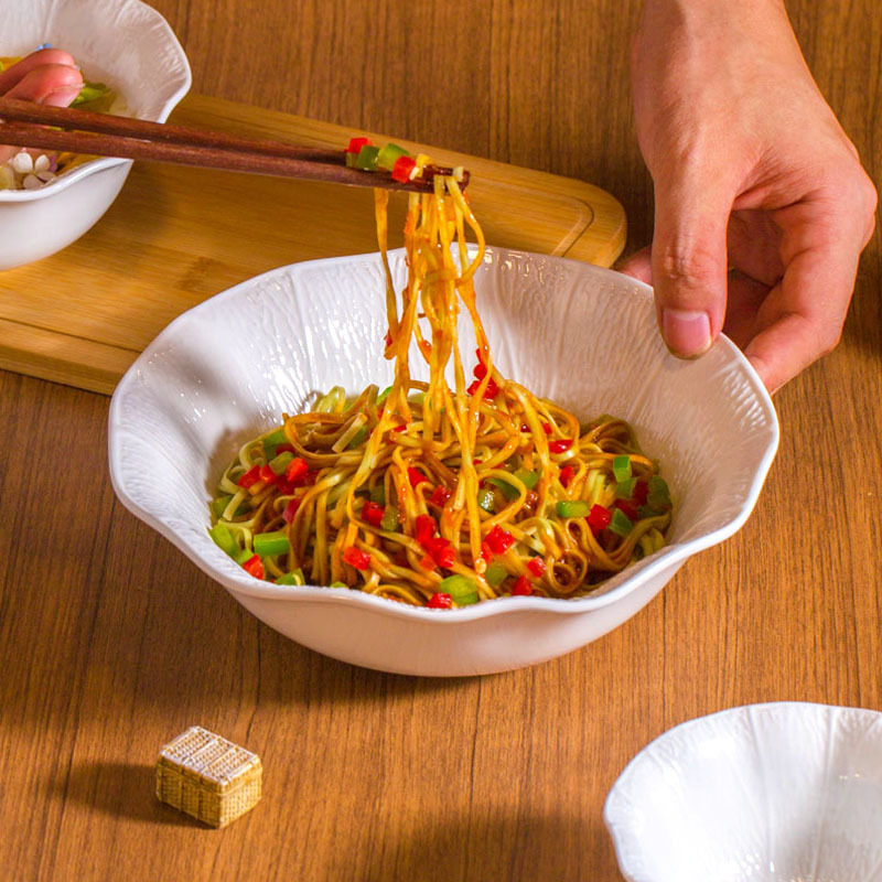 拉面碗家用2025新款陶瓷高颜值饭碗汤碗螺蛳粉碗斗笠碗大碗高级感|undefined