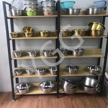 定制LOGO彩色盆不锈钢盆大反边调料缸面盆汤盆多用盆打蛋盆洗菜盆