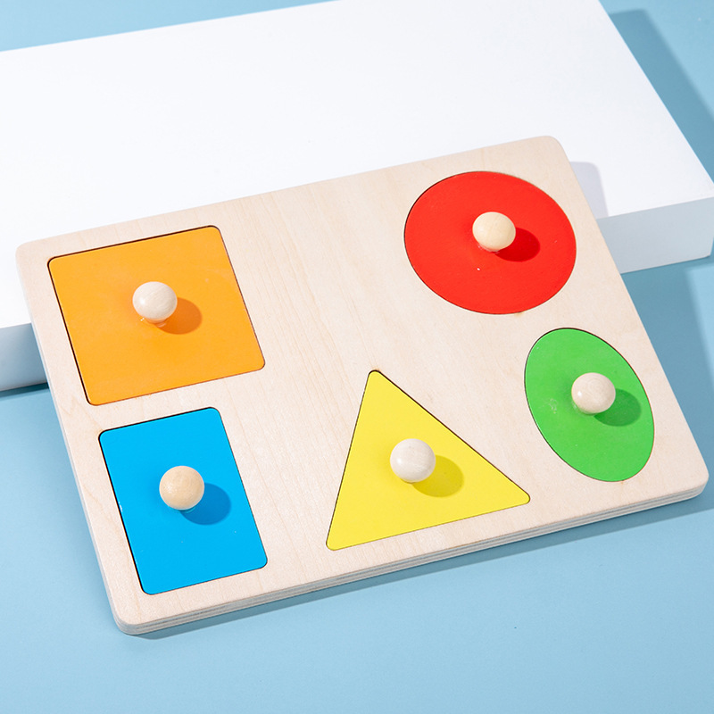 Tablero de clasificación de formas geométricas, juguetes de madera para niños y niñas, reconocimiento de colores, bloques educativos para la primera infancia. image 14