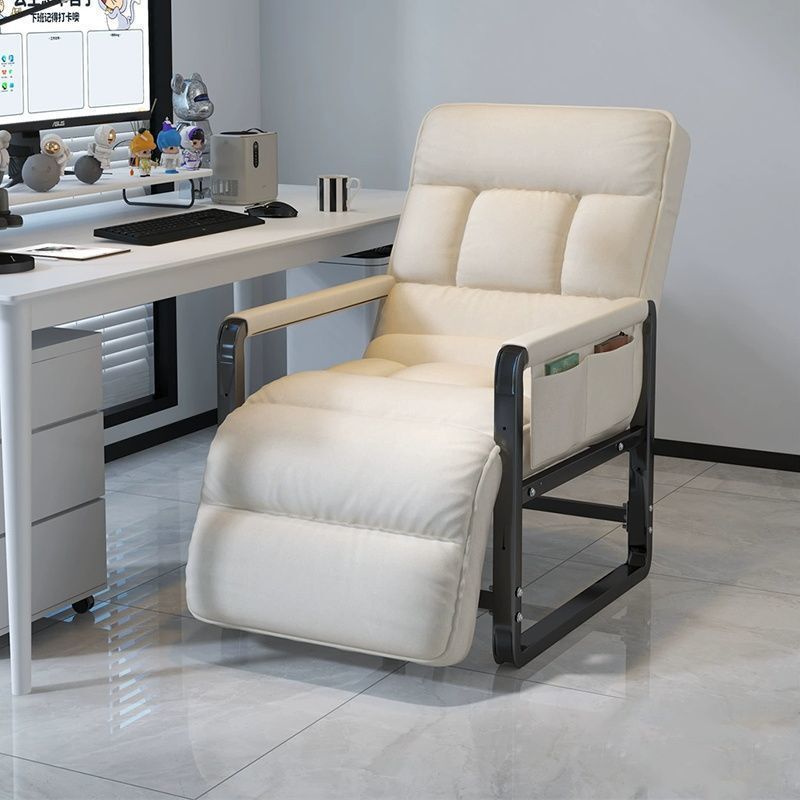 Home Computer Sofa Chair Dormitory Lazy Chair Comfortable Sedentary Leisure Study Desk Chair Bedroom Reclining Lunch Break Chair