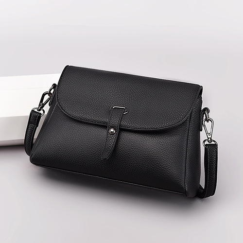 Manufacturer wholesale genuine leather women's bag first layer cowhide 2024 new fashion trend versatile large capacity single shoulder crossbody bag for women