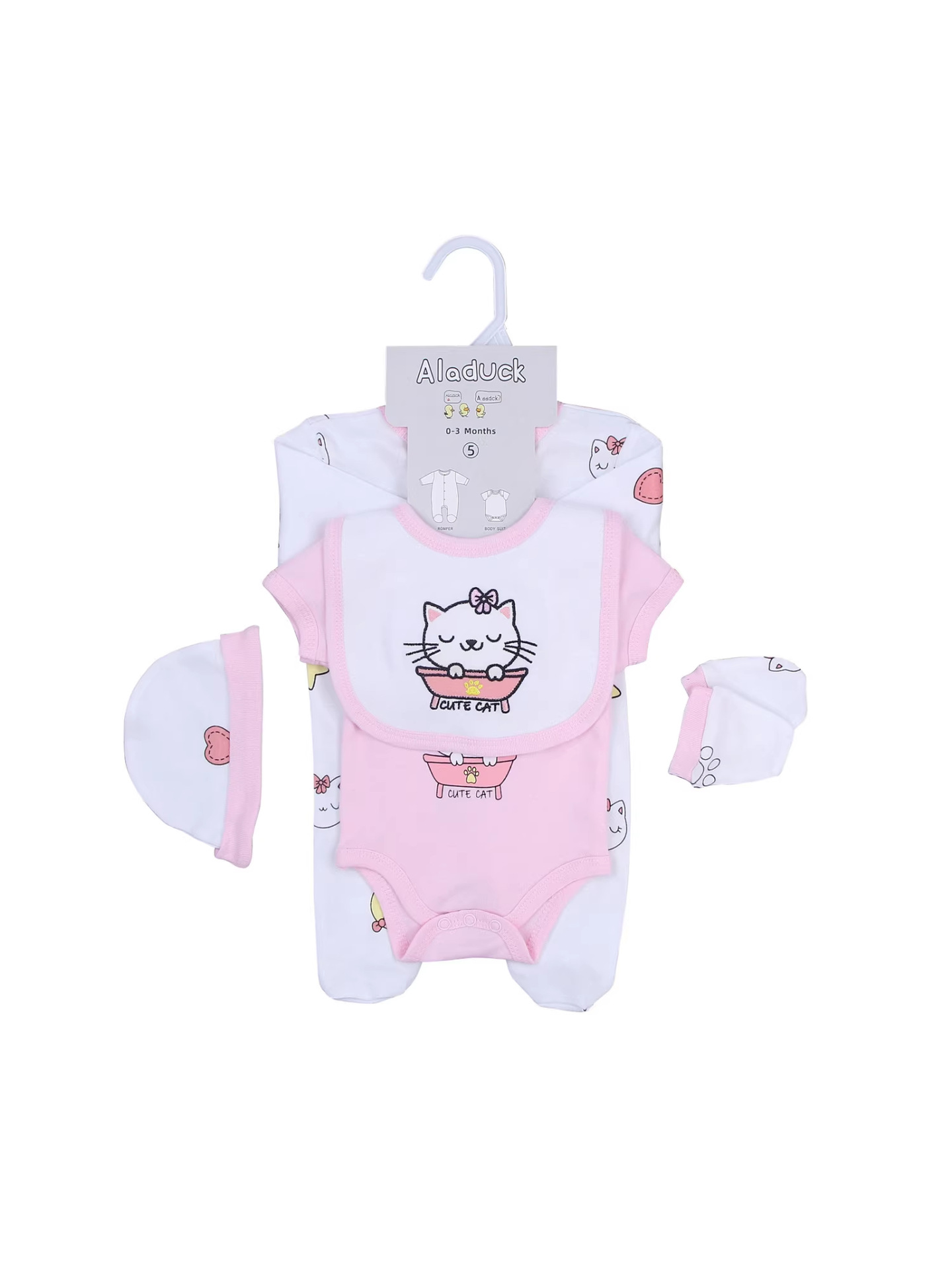 Traje de escalada de una pieza para recién nacido, algodón puro, ropa de cuatro estaciones, ropa para bebés y niños, mameluco, babyclothes image 5